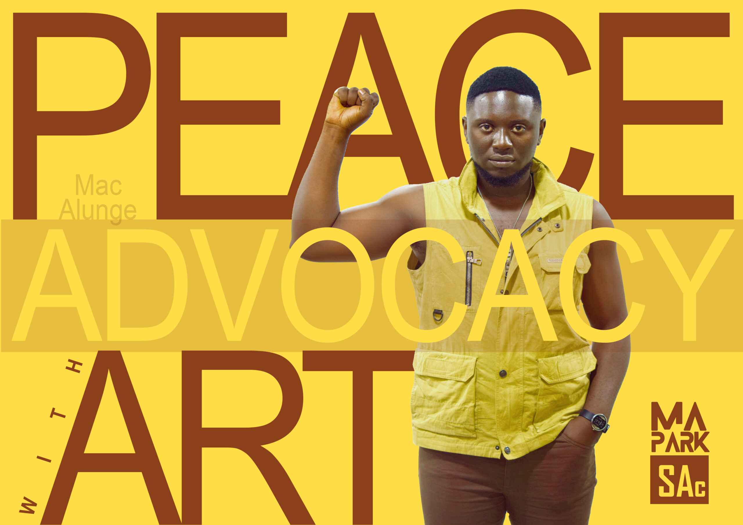 Mac Alunge Peace Advocacy with art