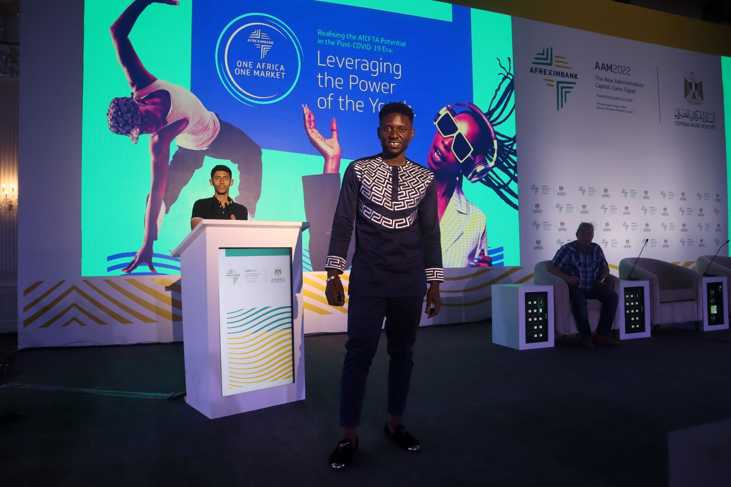 Mac Alunge performs in Cairo - Egypt for Afreximbank Annual General Meeting 2022 by Central Bank of Egypt for the President of the Arab Republic of Egypt (24)